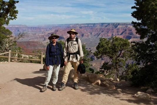 Elisabeth und Manfred am Grand Canyon