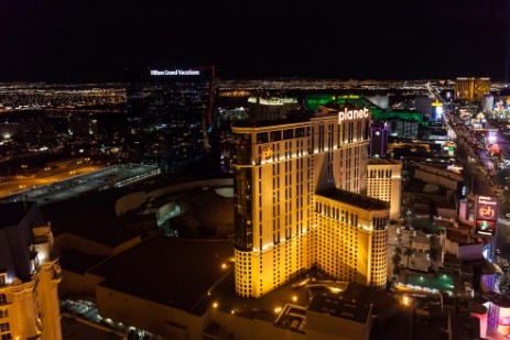 Blick vom Eifelturm in Las Vegas